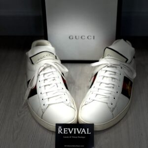 Gucci Sneakers Ace pelle bianca n.43.5
