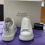 Alexander McQueen Sneaker oversize BIANCO/ROSA SHOCKING