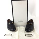 Gucci 482467 Jordaan Mocassino Pelle nera