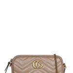 Gucci Marmont Micro 598596 Tracolla pelle rosa Cipria