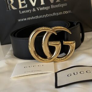 Gucci Cintura GG Marmont h 3 cm
