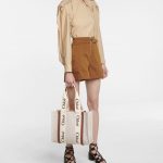 Chloe' borsa shopping media woody