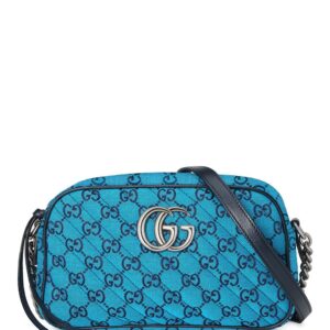 Gucci Marmont Camera bag canvas blue 447632