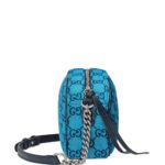 Gucci Marmont Camera bag canvas blue 447632