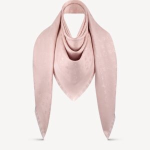 Louis Vuitton scialle Monogram Rosa