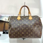 Louis Vuitton bauletto 30 monogram lucchetto + chiavi