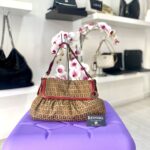 Fendi Zucca hobo bag Beige/Rosso